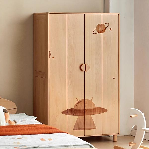 Tủ gỗ đựng quần áo cho trẻ em