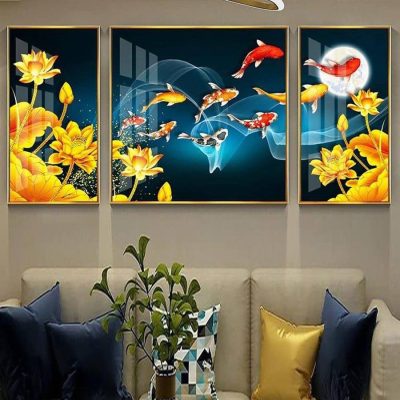 Tranh treo tường phòng khách hiện đại
