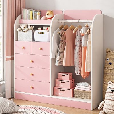 Tủ gỗ đựng quần áo cho trẻ em